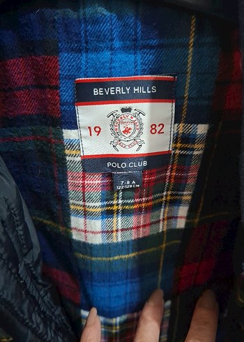 lacivert erkek cocuk mont 7 8 yas orjinal beberly hills B&G sto - Görsel 4