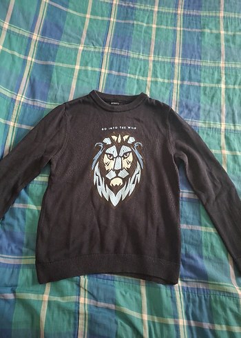 7 yas uyumlu baskılı kazak - Görsel 2