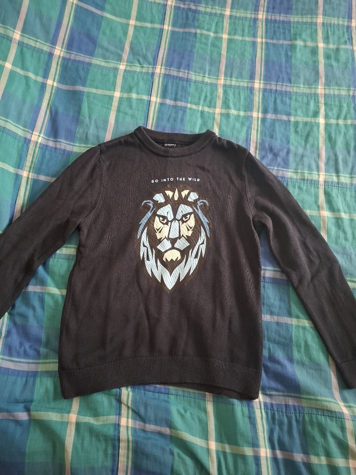 7 yas uyumlu baskılı kazak - Görsel 2