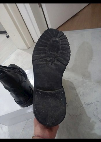 Siyah hakiki deri erkek bot divares 43 numara - Görsel 4
