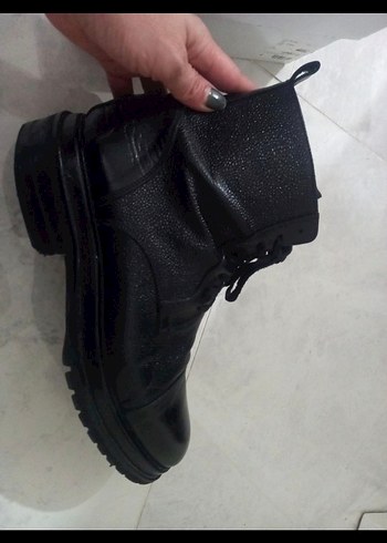 Siyah hakiki deri erkek bot divares 43 numara - Görsel 7