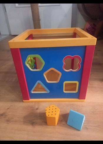Renkli Eğitici Ahşap Aktivite Küpü - Görsel 5