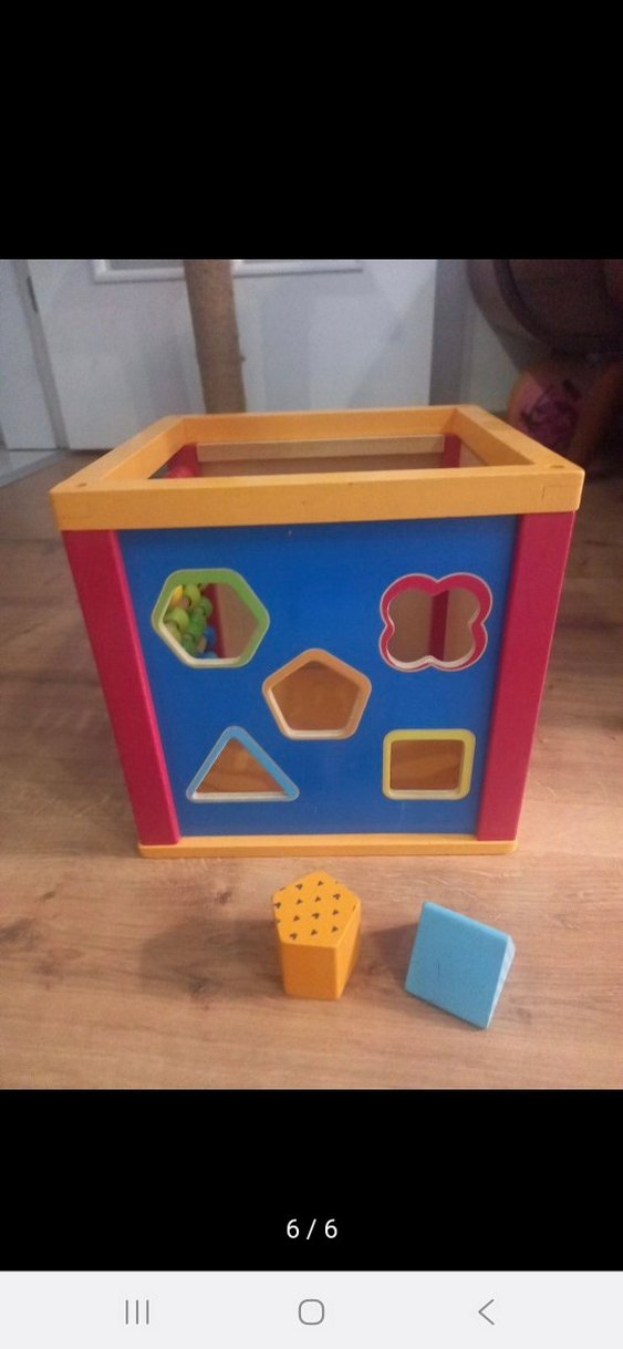 Renkli Eğitici Ahşap Aktivite Küpü - Görsel 5