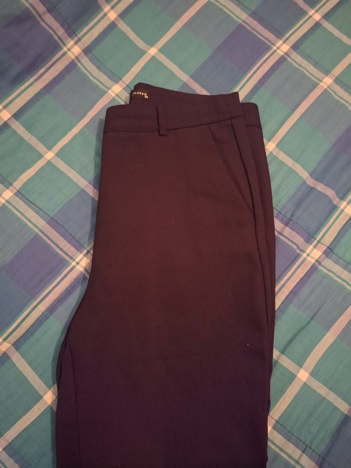 siyah havuc kesimKadın Kumaş Pantolon - Görsel 3