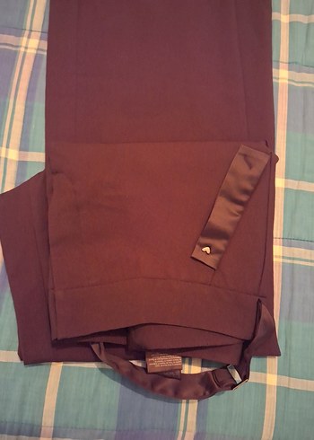 Kemerli Kahverengi Midi Kumaş Pantolon - Görsel 4