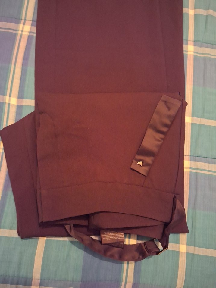 Kemerli Kahverengi Midi Kumaş Pantolon - Görsel 4