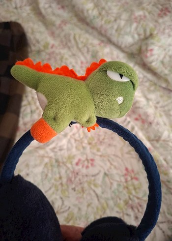 Peluş Dinozor Süslemeli Renkli Kulaklık - Görsel 5