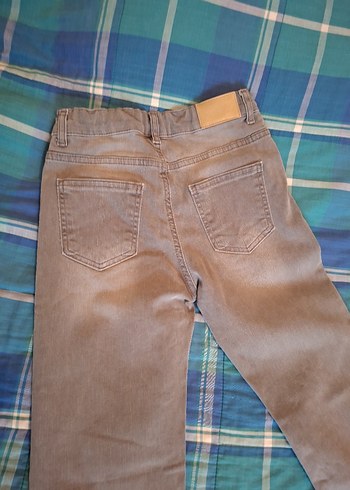 Erkek Çocuk gri  Kot Pantolon - Görsel 2