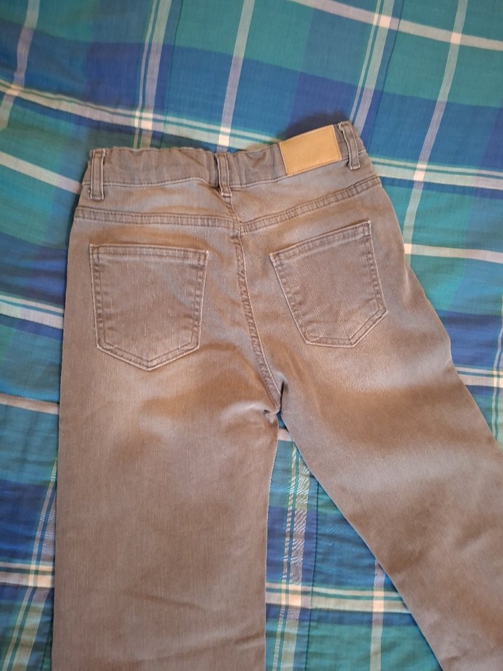 Erkek Çocuk gri  Kot Pantolon - Görsel 2