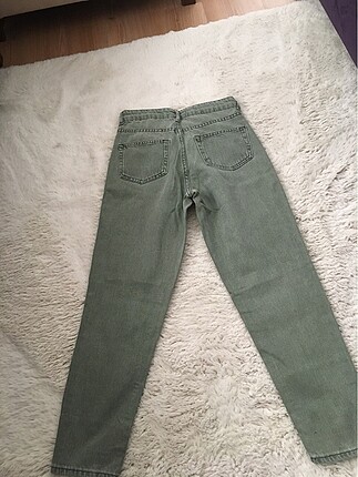 s Beden yeşil Renk Mom jeans