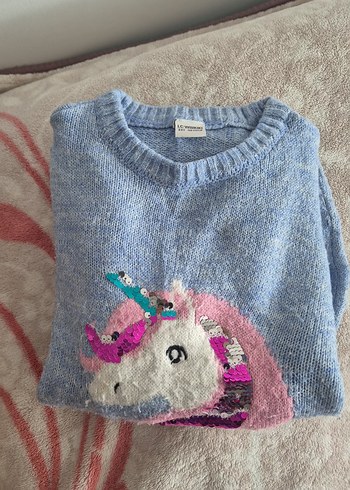 9 Yaş Beden Kız Çocuk Siyah Mickey Baskılı Sweatshirt