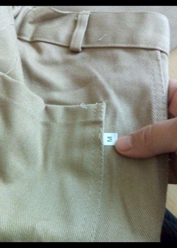 m Beden camel Renk iş pantolon