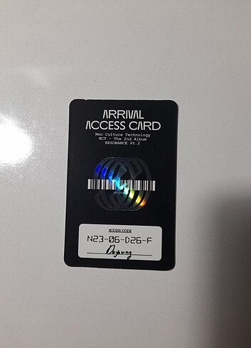 Beden nct doyoung arrival access card 