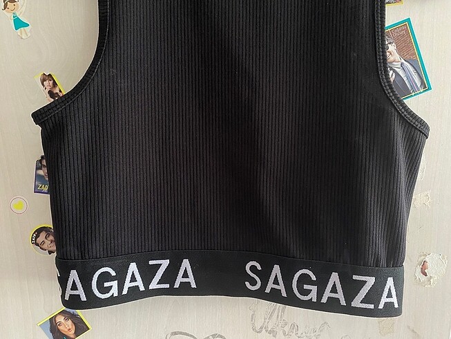 m Beden siyah Renk SAGAZA CROP