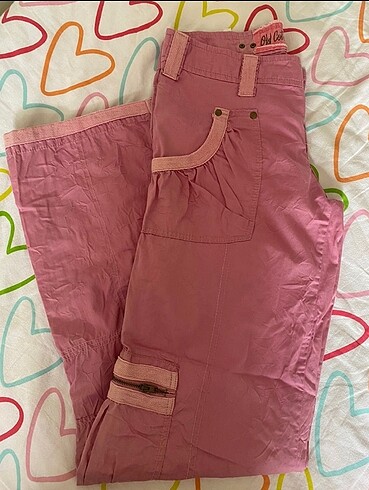 Düşük bel y2k kargo paraşüt pantolon
