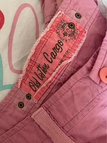 Old Cotton Cargo Paraşüt benzeri kargo pantolon ince yazlık vintage