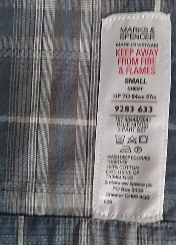 Orjinal marks spencer pijama takim - Görsel 6