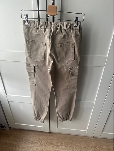 LC Waikiki Bej yandan cepli pantolon