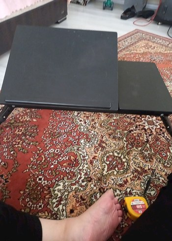 Ayarlanabilir Siyah Laptop Masası