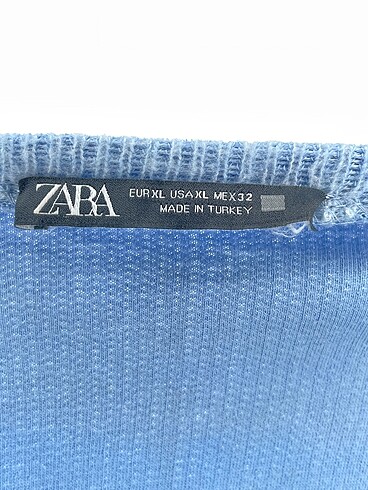 xl Beden mavi Renk Zara Kazak / Triko %70 İndirimli.