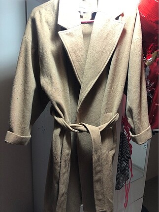 Camel rengi kaşe kaban