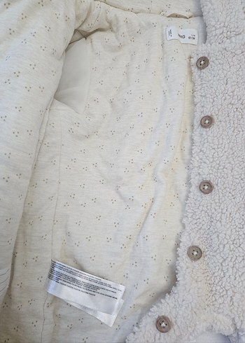 Kapüşonlu Beyaz Kürk Detaylı Bebek Tulumu - Görsel 6