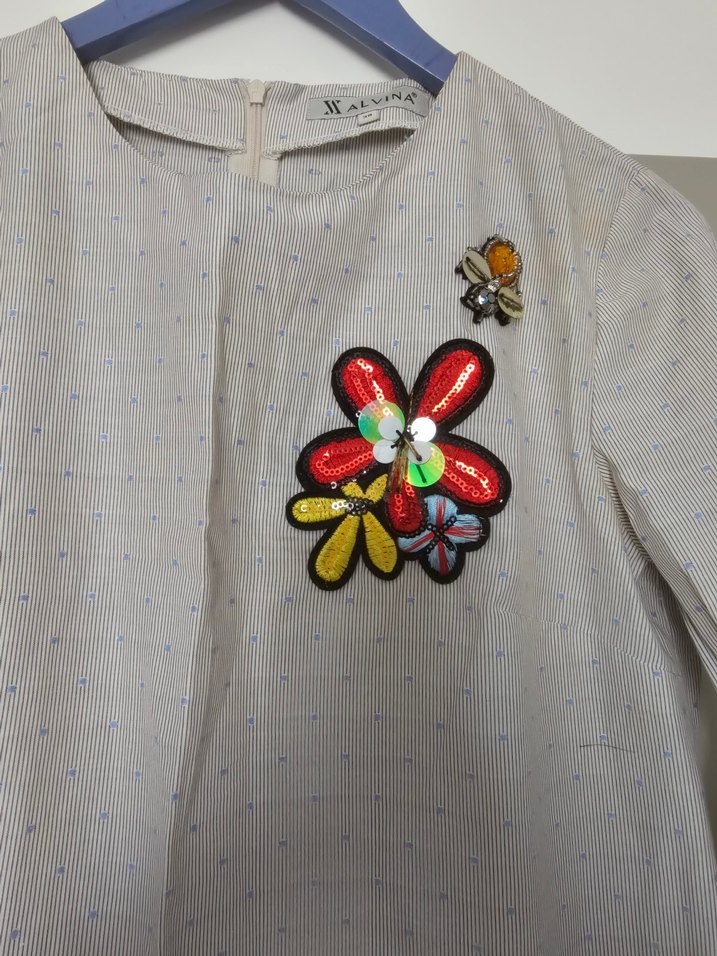 Nakışlı Uzun Kollu tunik - Görsel 2