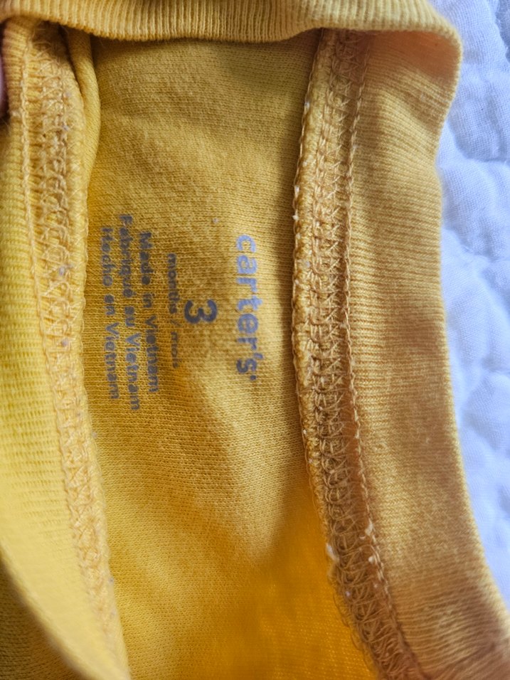 Sarı Baskılı Uzun Kollu Bebek Takımı - Görsel 2