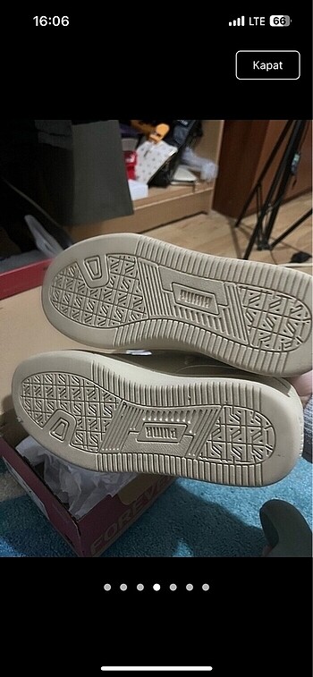 37 Beden camel Renk Puma spor ayakkabı