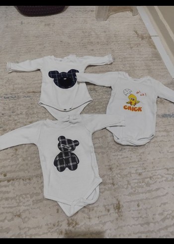 Uzun Kollu Baskılı Bebek Body - Görsel 2