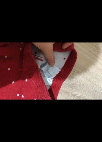 LC Waikiki Kız Çocuk Kırmızı Desenli Triko Tayt