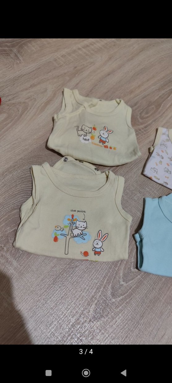 Erkek Bebek Pamuklu Kolsuz Örme Body Seti - Görsel 3