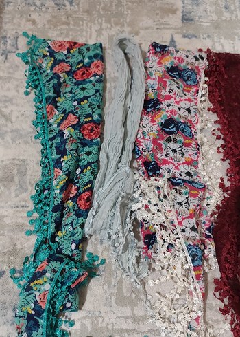 Renkli Bohem Kadın Şalları - Görsel 10