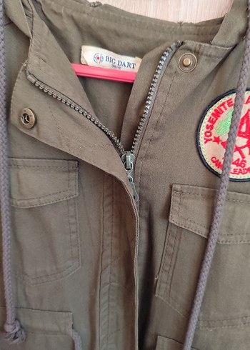 Düğmeli Kapüşonlu Kadın Midi Yelek - Görsel 2