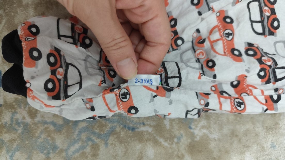 Renkli Baskılı Erkek Bebek Tulum - Görsel 3