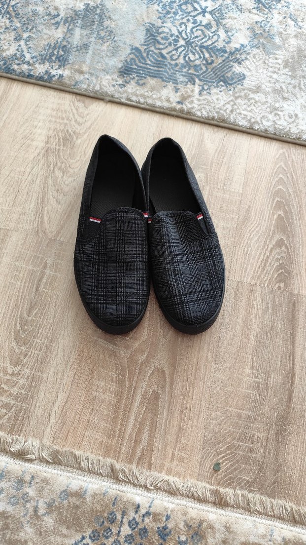 Erkek  Ekose Desenli ayakkabı - Görsel 2