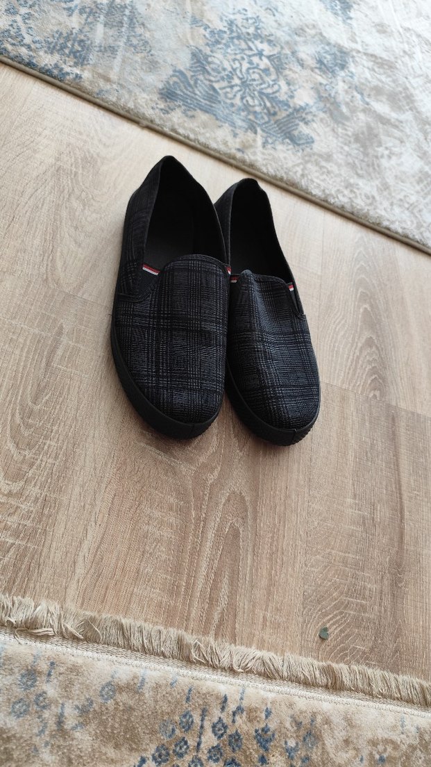 Erkek  Ekose Desenli ayakkabı - Görsel 3