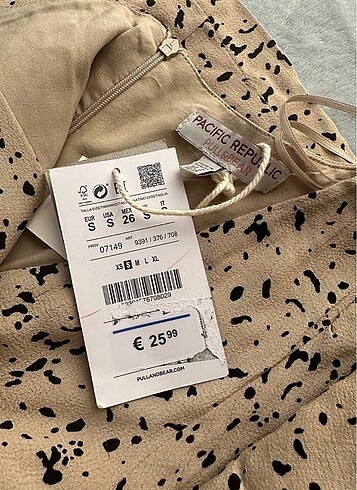 Pull and Bear leopar elbise