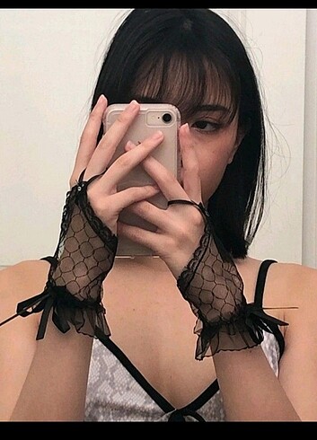 Tül eldivenler maid hizmetçi