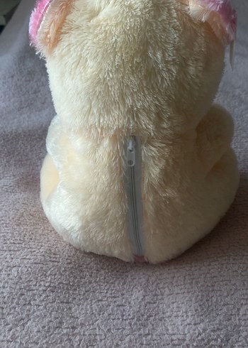 Pembe Peluş Ayıcık Oyuncak - Görsel 3