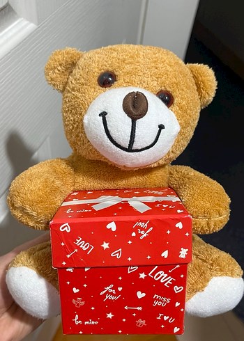 Sevimli Kahverengi Peluş Ayıcık - Görsel 2