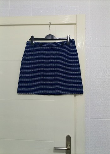 Kadın Lacivert Mini Etek