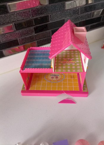 Renkli Pembe Oyuncak Ev Seti - Görsel 7