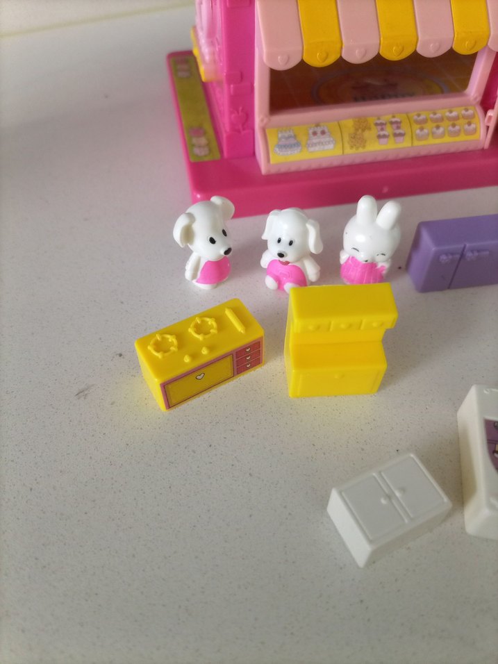 Renkli Pembe Oyuncak Ev Seti - Görsel 4