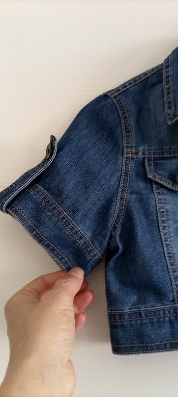 m Beden jeans kısa ceket