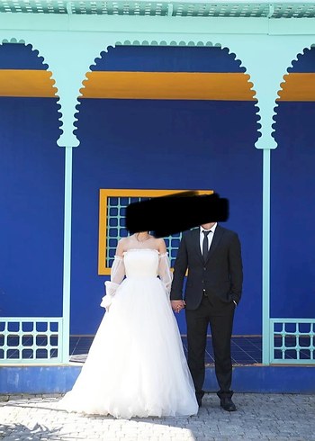 Acil satılık Straplez gelinlik - Görsel 2