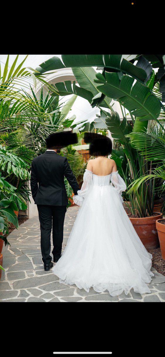 Acil satılık Straplez gelinlik - Görsel 4