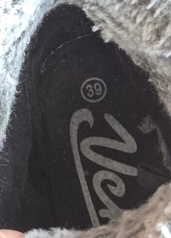 39 Beden siyah Renk Kışlık bot #ugg tarzı