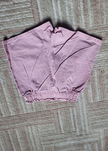Kemerli Pembe Kız Çocuk Şortu - Görsel 2