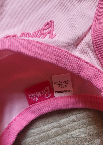 Pembe Kolsuz Kız Çocuk Atlet - Görsel 3